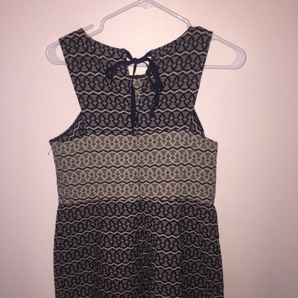 Loft Printed Fit and Flare Dress - Picture 2 of 5